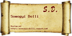 Somogyi Dolli névjegykártya